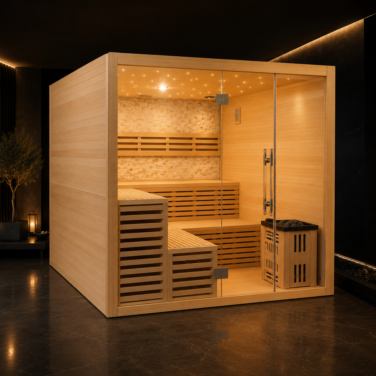 NORDIC LUX 200™ - indendørs sauna